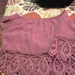 Long sleeve crop top